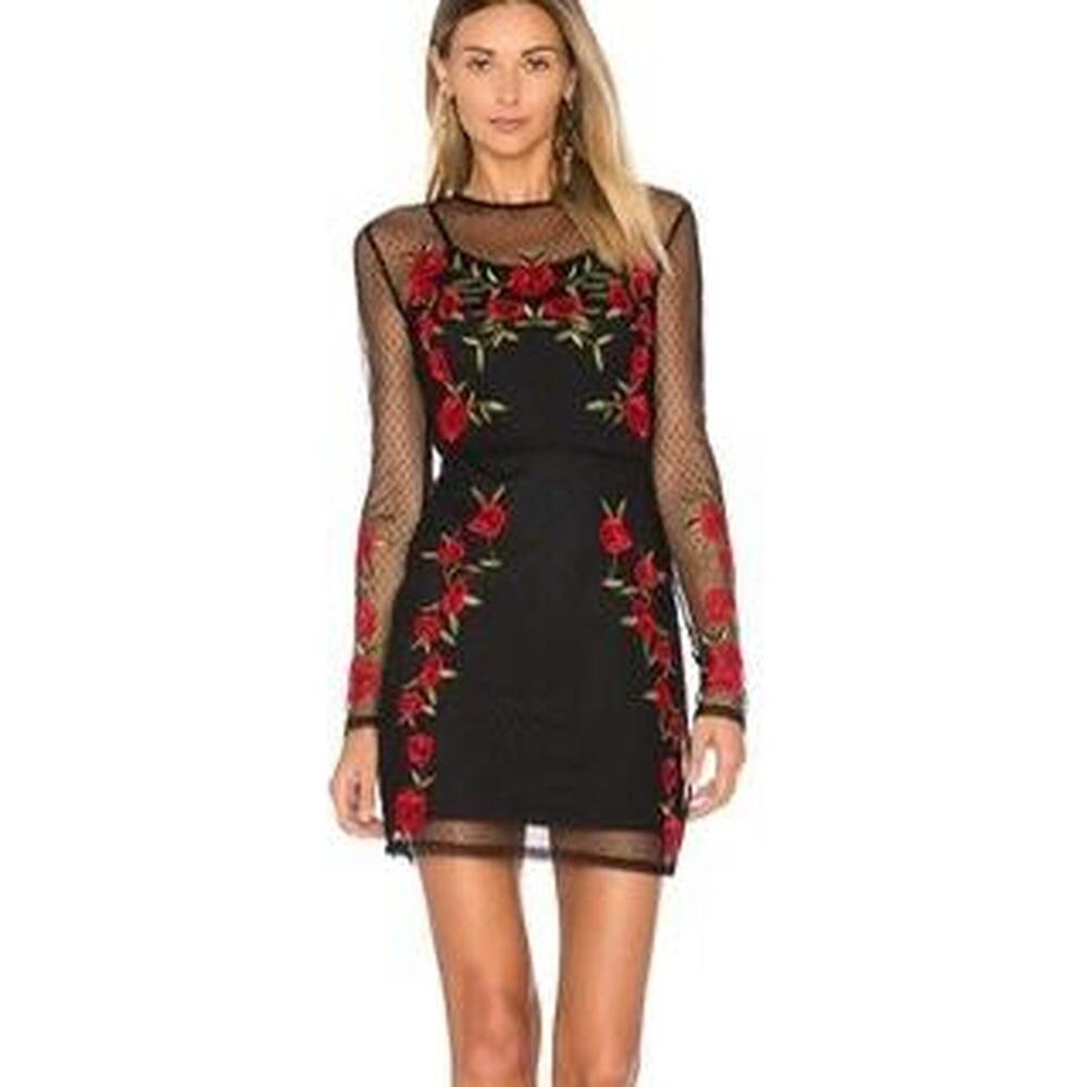Lovers and friends rose dress